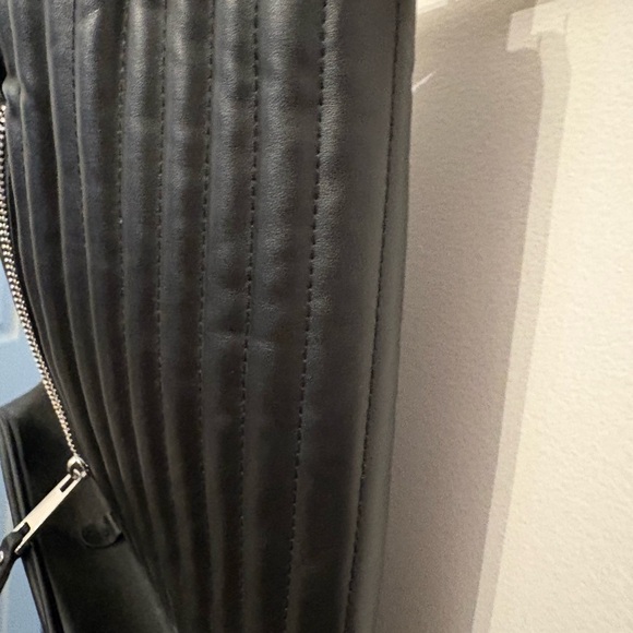 Zara Black Quilted Backpack - Picture 3 of 6